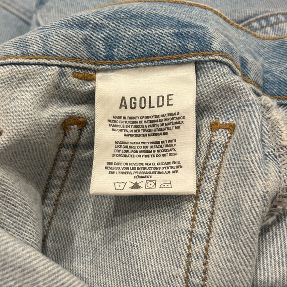 Revolve AGOLDE Cooper Cargo Jeans | Light Wash | Size 26 - Picture 10 of 12